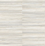 Advantage Rowan White Faux Grasscloth Wallpaper