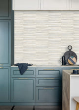 Advantage Rowan White Faux Grasscloth Wallpaper