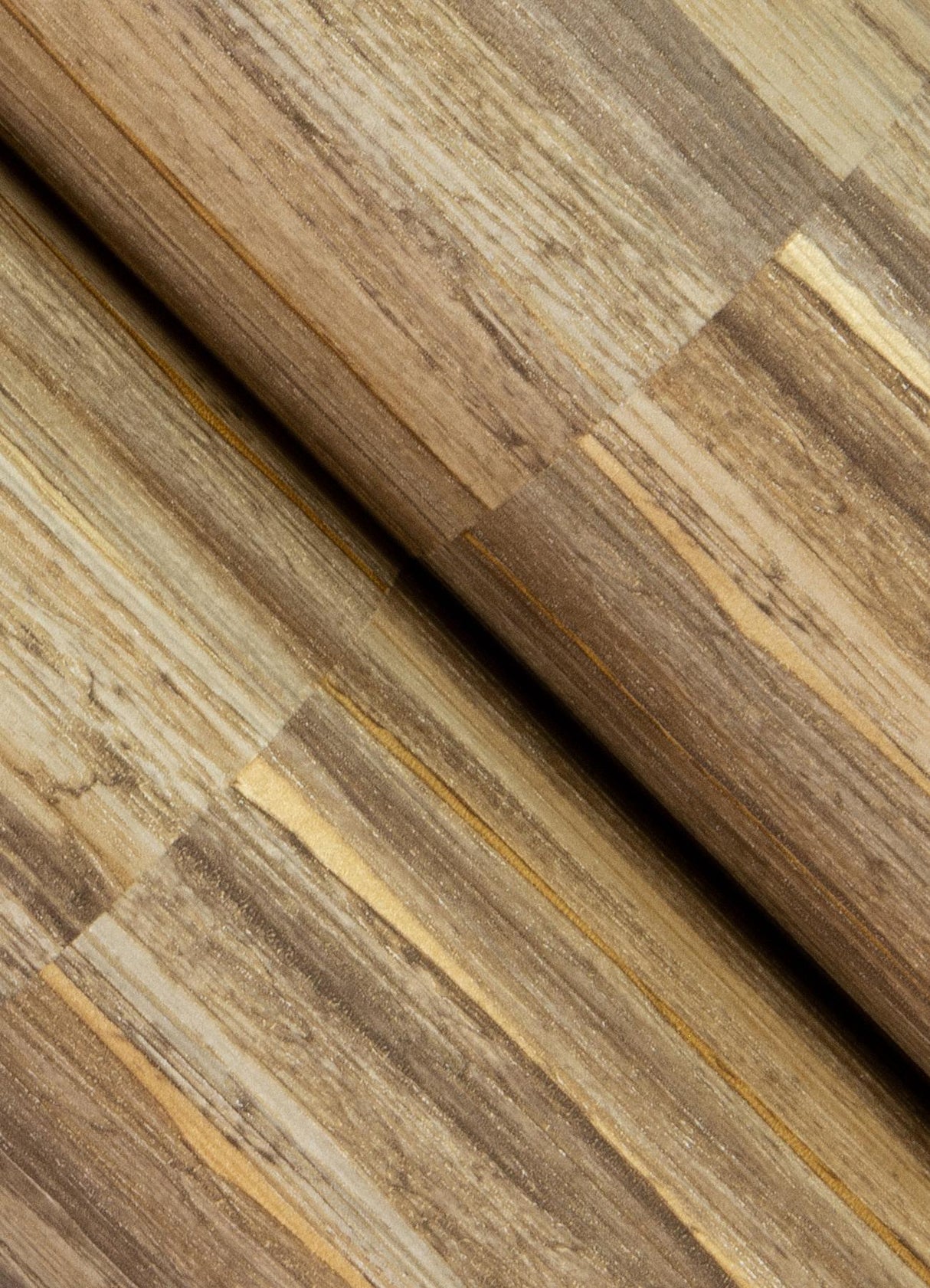 Advantage Rowan Chestnut Faux Grasscloth Wallpaper
