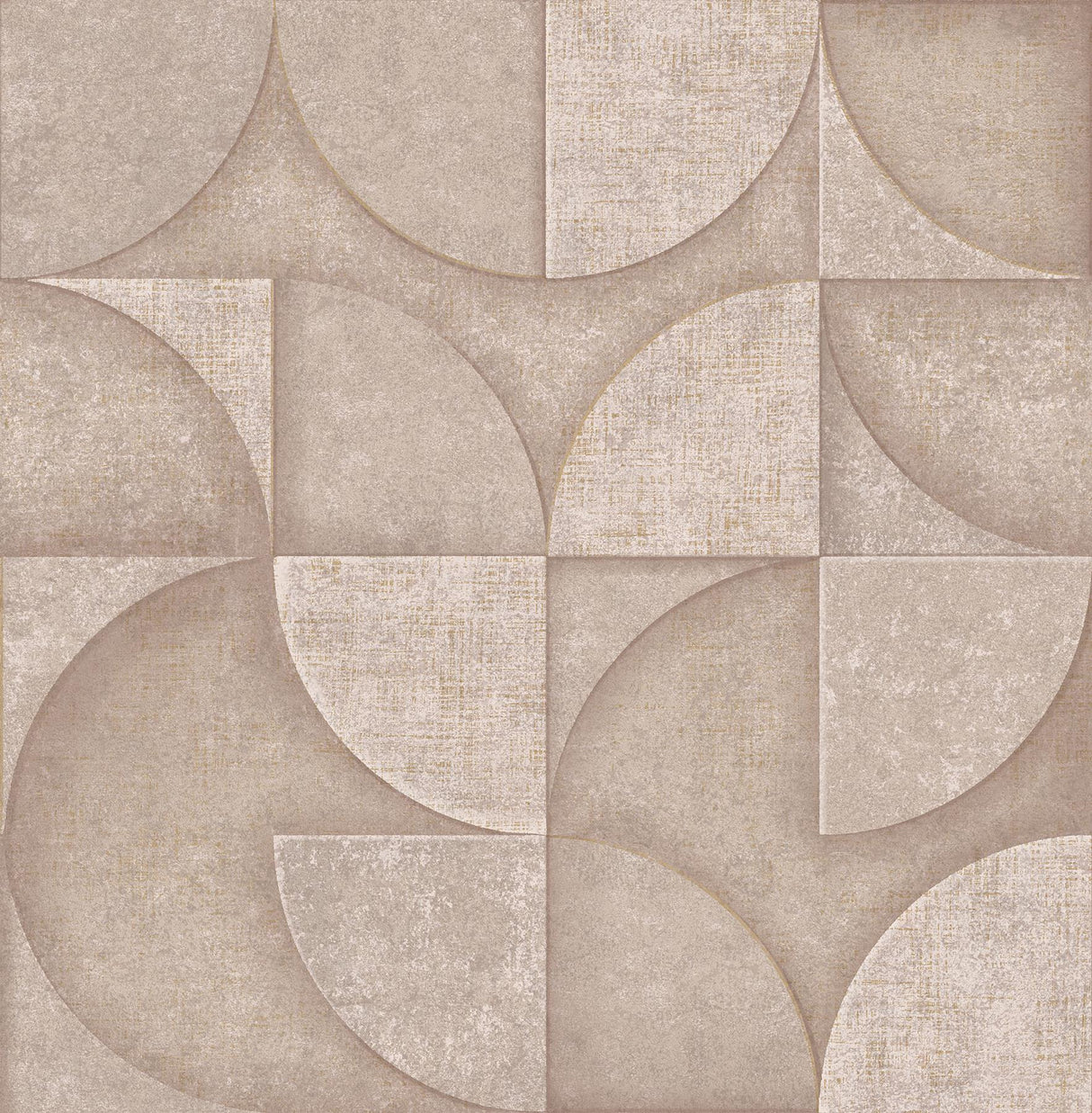 Advantage Addison Blush Retro Geo Wallpaper