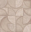 Advantage Addison Blush Retro Geo Wallpaper