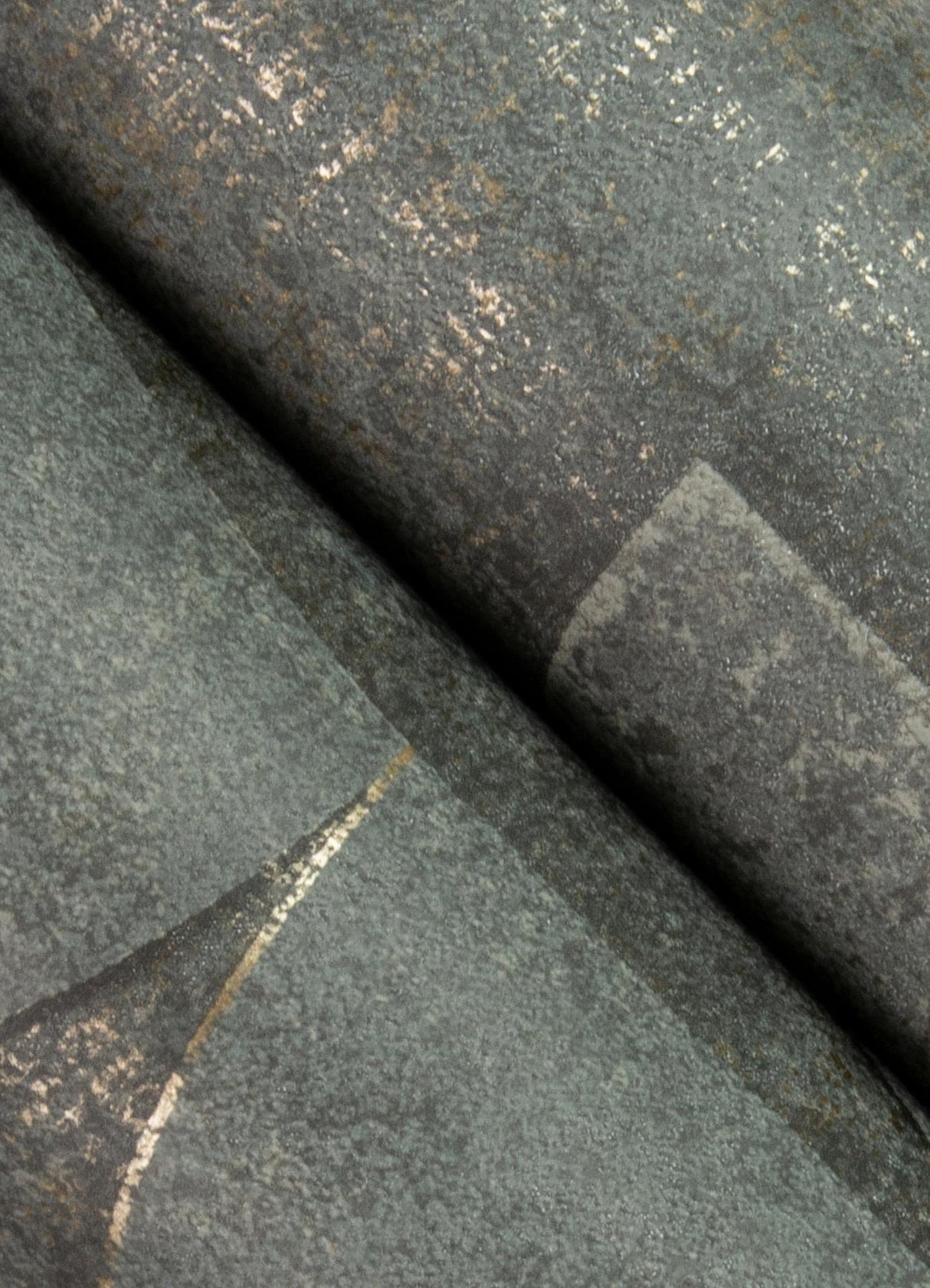 Advantage Addison Charcoal Retro Geo Wallpaper
