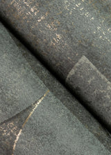 Advantage Addison Charcoal Retro Geo Wallpaper