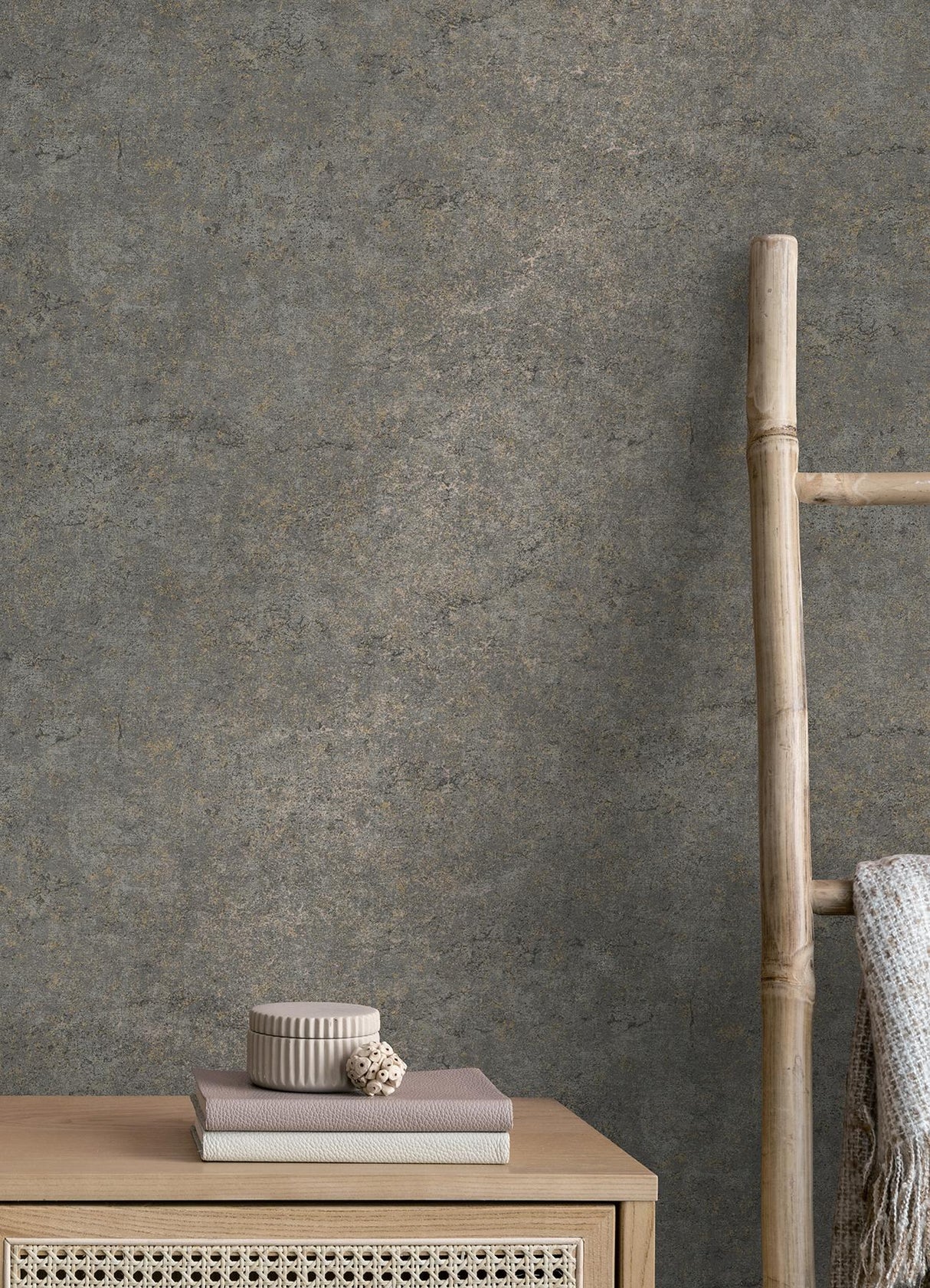 Advantage Colt Charcoal Cement Wallpaper