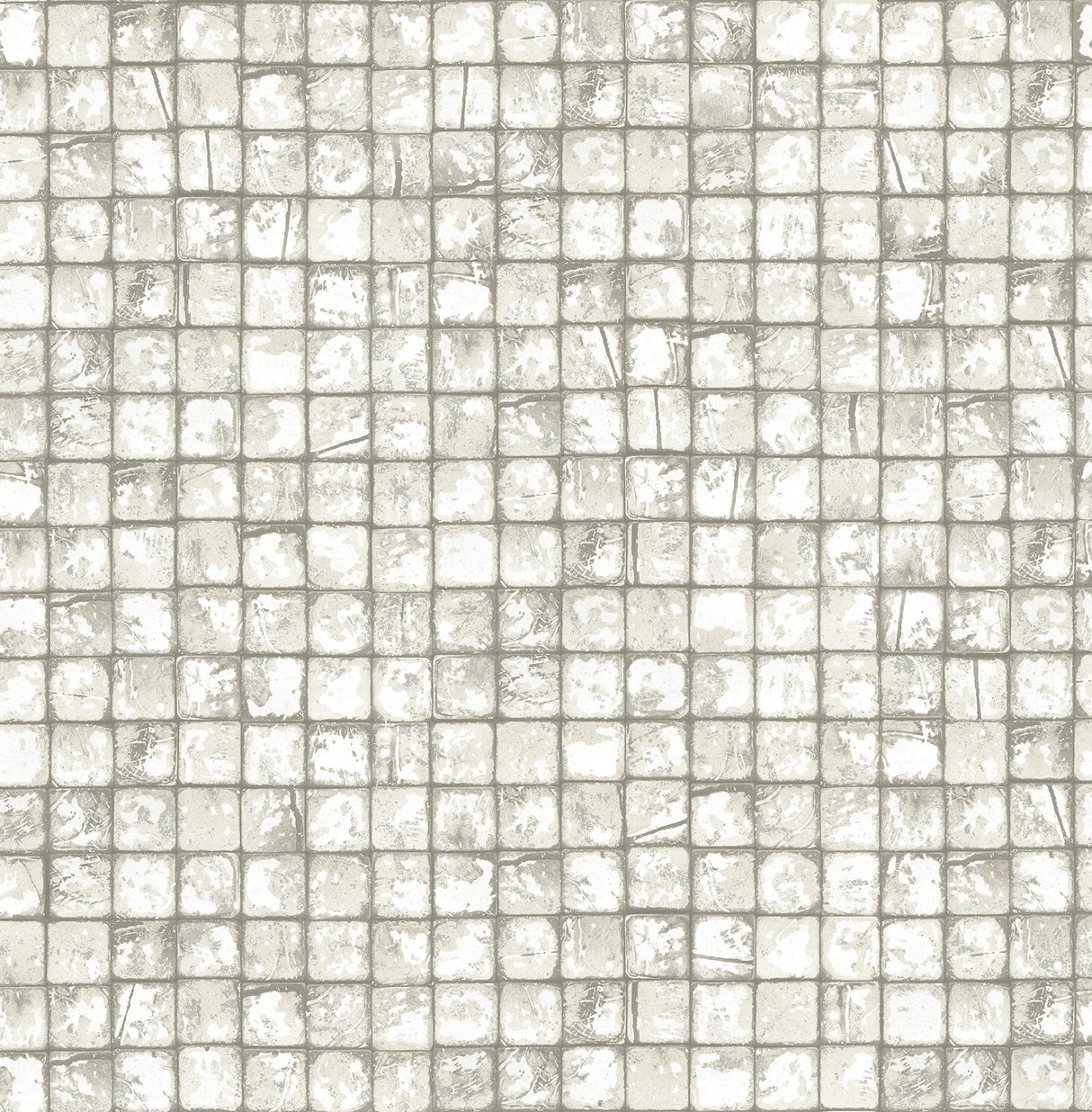 Advantage Kingsley Off-White Tiled Wallpaper
