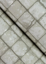Advantage Kingsley Off-White Tiled Wallpaper