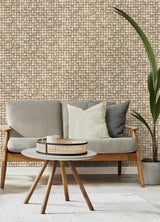 Advantage Kingsley Neutral Tiled Wallpaper