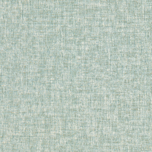 Advantage Larimore Seafoam Faux Fabric Wallpaper