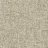 Advantage Larimore Light Brown Faux Fabric Wallpaper