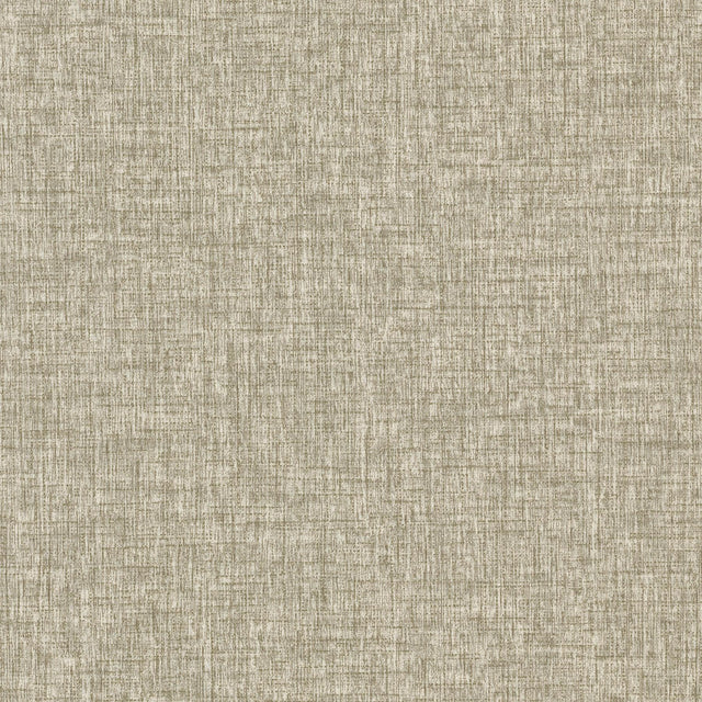 Advantage Larimore Light Brown Faux Fabric Wallpaper