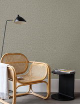 Advantage Larimore Light Brown Faux Fabric Wallpaper