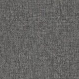 Advantage Larimore Charcoal Faux Fabric Wallpaper