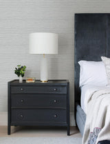 Advantage Hazen Grey Shimmer Stripe Wallpaper