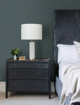 Advantage Hazen Dark Blue Shimmer Stripe Wallpaper