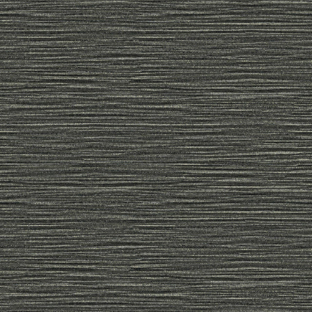 Advantage Hazen Black Shimmer Stripe Wallpaper