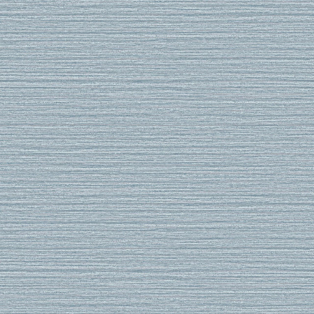 Advantage Hazen Sky Blue Shimmer Stripe Wallpaper