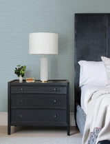 Advantage Hazen Sky Blue Shimmer Stripe Wallpaper