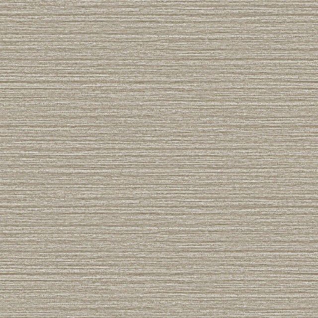 Advantage Hazen Light Brown Shimmer Stripe Wallpaper