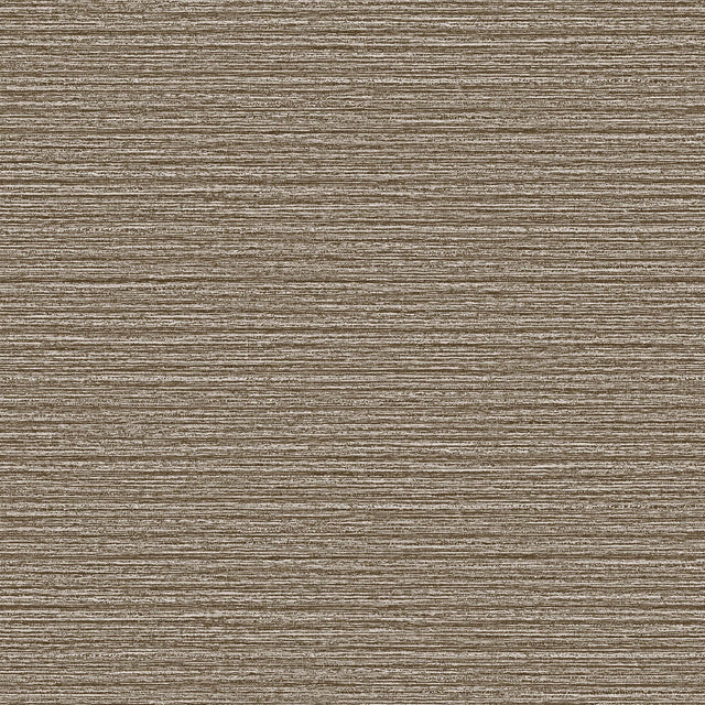 Advantage Hazen Brown Shimmer Stripe Wallpaper
