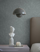 Advantage Beloit Dark Grey Shimmer Linen Wallpaper