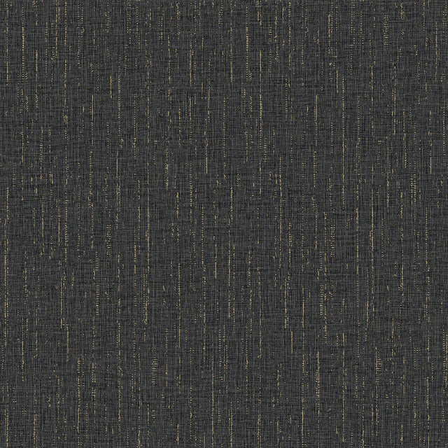 Advantage Sanburn Black Metallic Linen Wallpaper