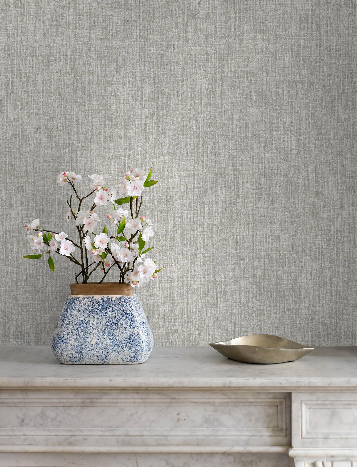 Advantage Glenburn Dove Woven Shimmer Wallpaper