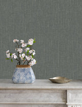Advantage Glenburn Stone Woven Shimmer Wallpaper