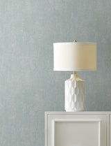 Advantage Edmore Light Blue Faux Suede Wallpaper