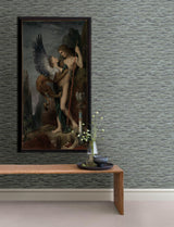 Advantage Hazen Stone Striated Wallpaper