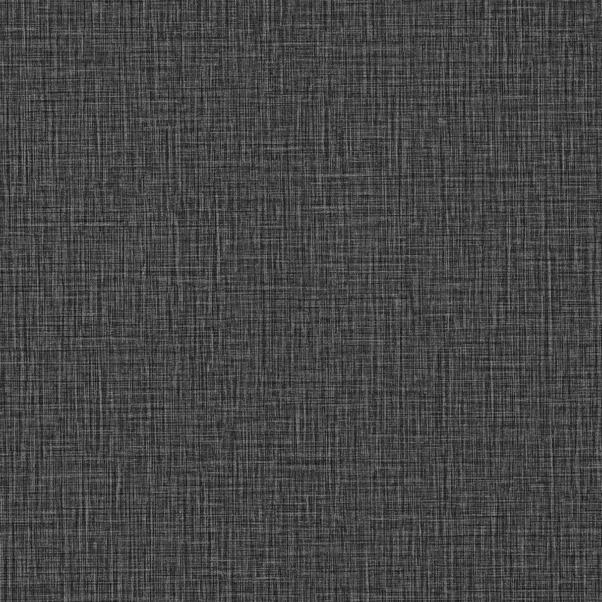 Advantage Eagen Black Linen Weave Wallpaper