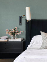 Advantage Eagen Grey Linen Weave Wallpaper