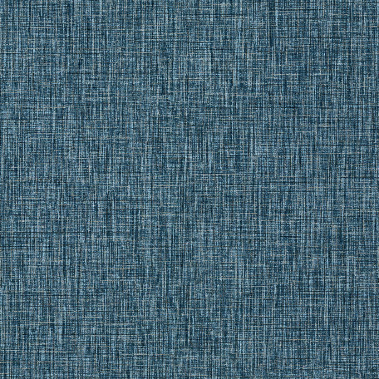 Advantage Eagen Blue Linen Weave Wallpaper