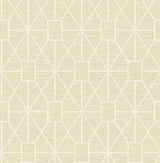 Advantage Stevenson Natural Trellis Wallpaper