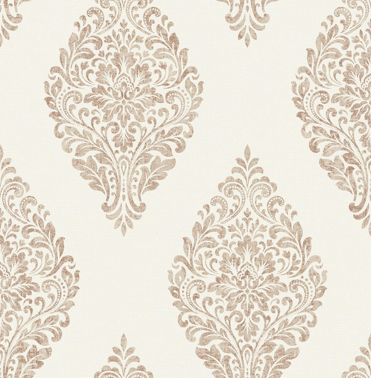 Advantage Gillian Copper Medallion Wallpaper