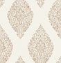 Advantage Gillian Copper Medallion Wallpaper