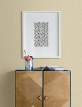 Advantage Eunice Brown Linen Wallpaper