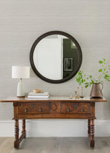Advantage Barnaby Off-White Faux Grasscloth Wallpaper