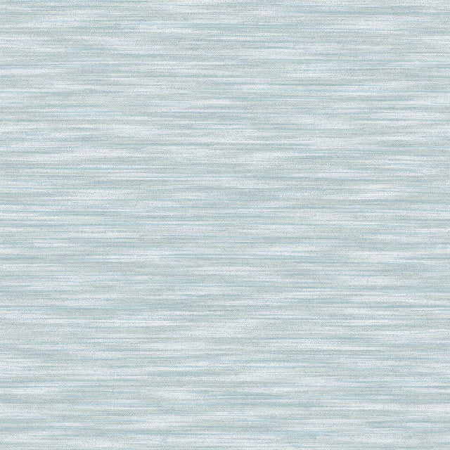 Advantage Benson Light Blue Faux Fabric Wallpaper