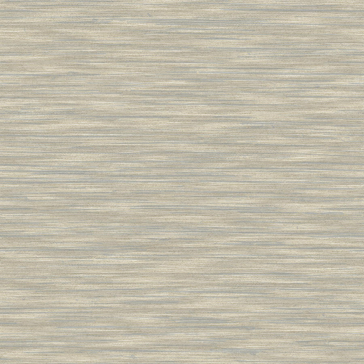 Advantage Benson Taupe Faux Fabric Wallpaper