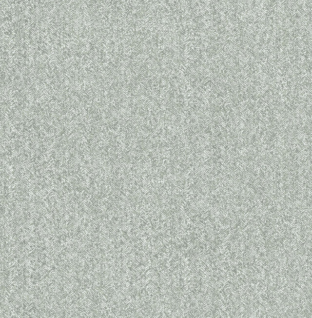 Advantage Ashbee Green Faux Tweed Wallpaper
