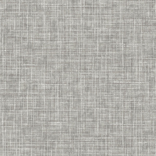 Advantage Emerson Grey Linen Wallpaper