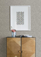 Advantage Emerson Grey Linen Wallpaper