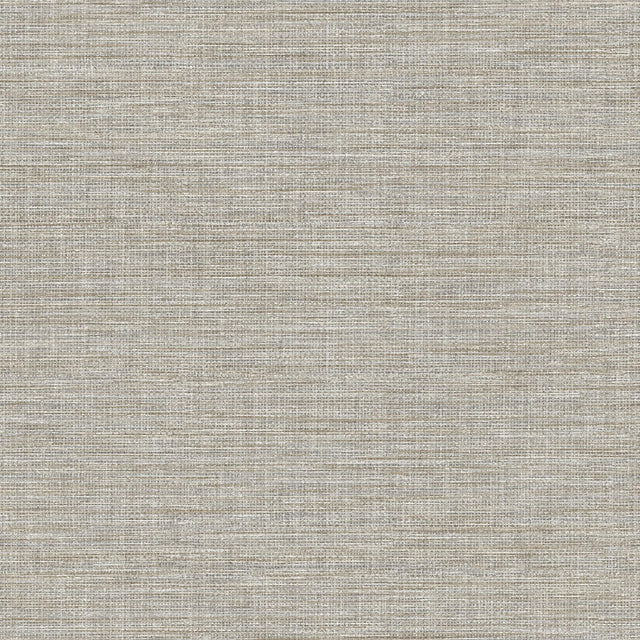 Advantage Exhale Stone Faux Grasscloth Wallpaper