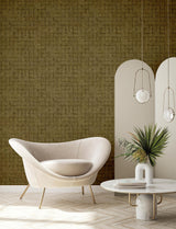 Advantage Blocks Chestnut Checkered Wallpaper