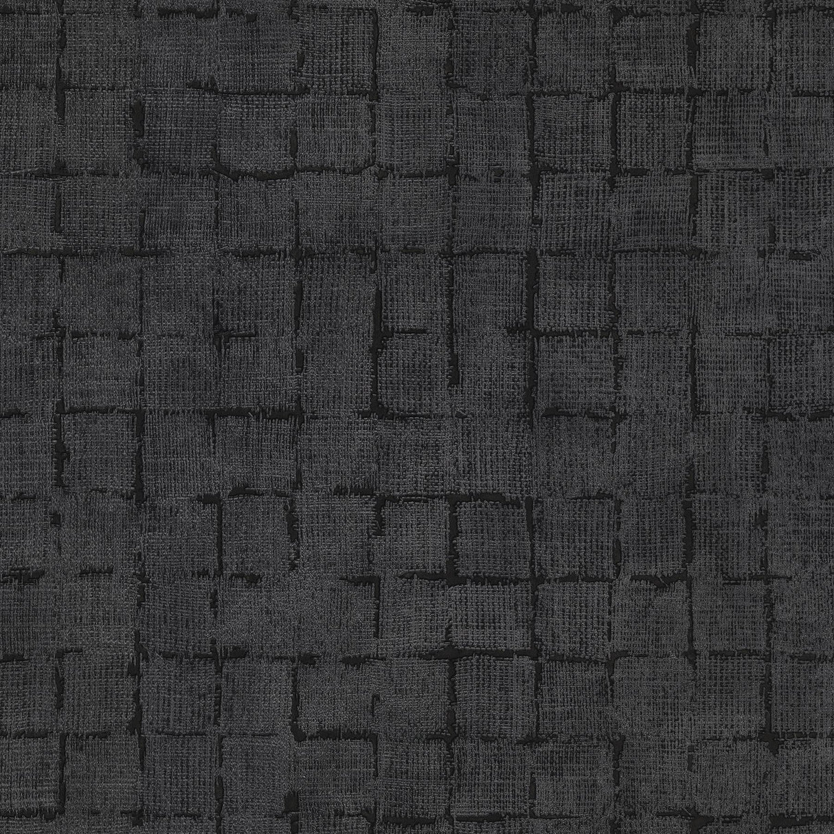 Advantage Blocks Charcoal Checkered Wallpaper