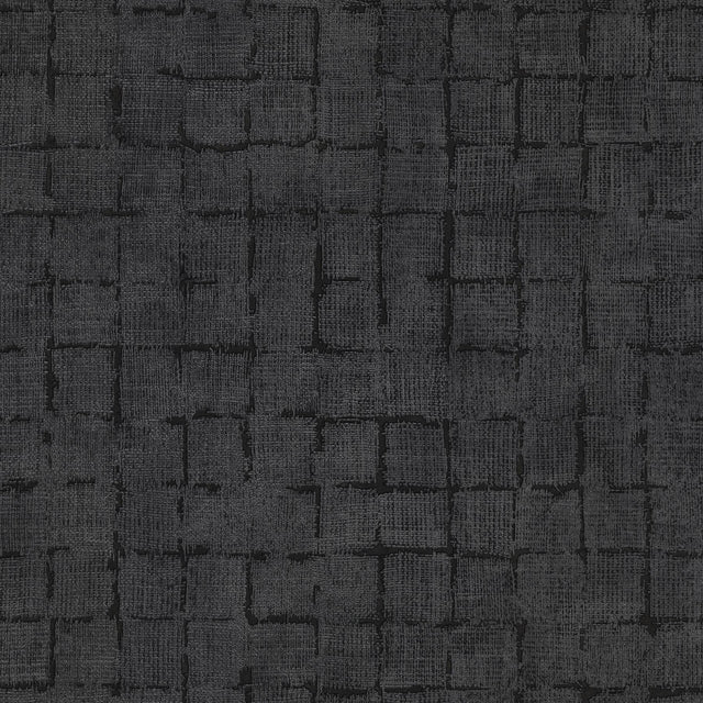 Advantage Blocks Charcoal Checkered Wallpaper
