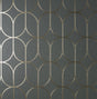 Advantage Raye Charcoal Rosco Trellis Wallpaper