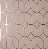 Advantage Raye Pink Rosco Trellis Wallpaper