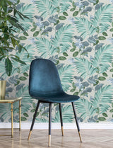 Advantage Eden Grey Tropical Wallpaper