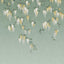 Advantage Wisteria Green Wall Mural